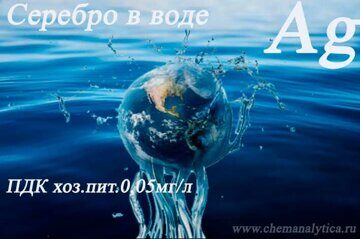 серебро в воде