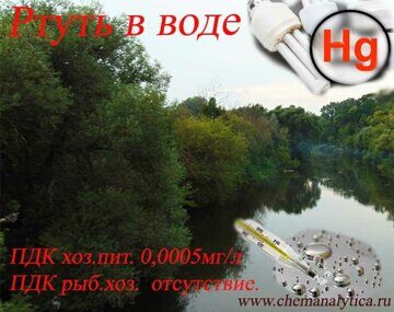 ртуть в воде